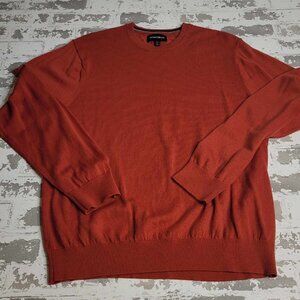 1221 Bonobos Men's 100% Wool Red‎ Sweater Size XL